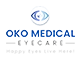 The Oko Medical EyeCare website scrolling logo